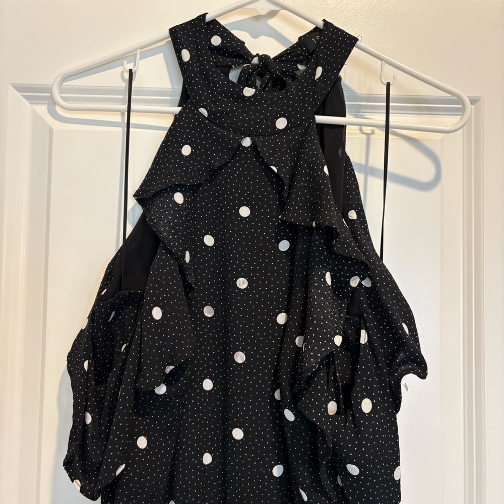 1 State Polka Dot Jumpsuit | damaged | size XS - Picture 2 of 5